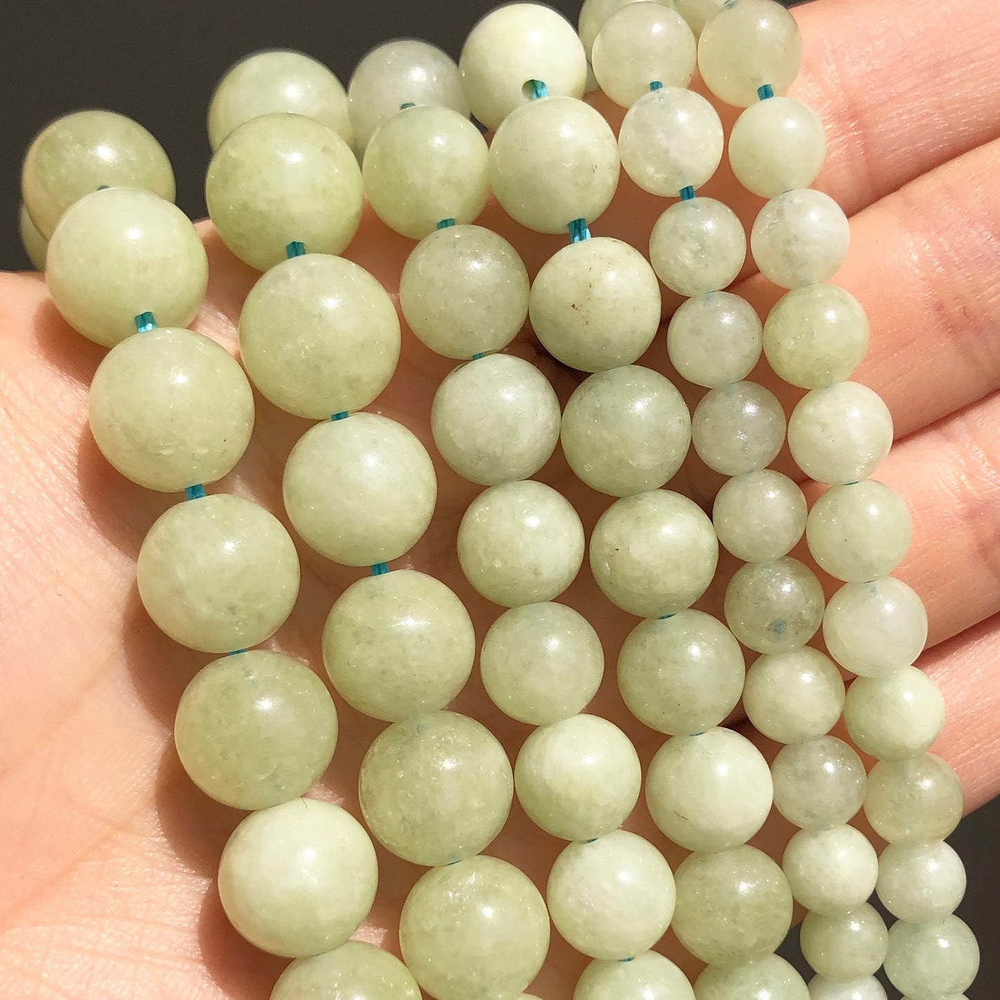 Natural Stone Colorful Morganite Jades Loose Round Spacer Beads 6 8 10mm For Jewelry DIY Making Bracelet Accessories 15inches - KiwisLove