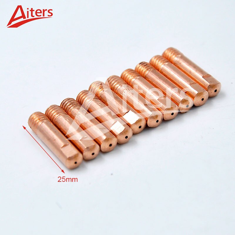 20PCS 15AK Contact Tips 0.6 0.8 1.0 1.2mm Welding Torch Consumables for MIG 15AK accessories - KiwisLove