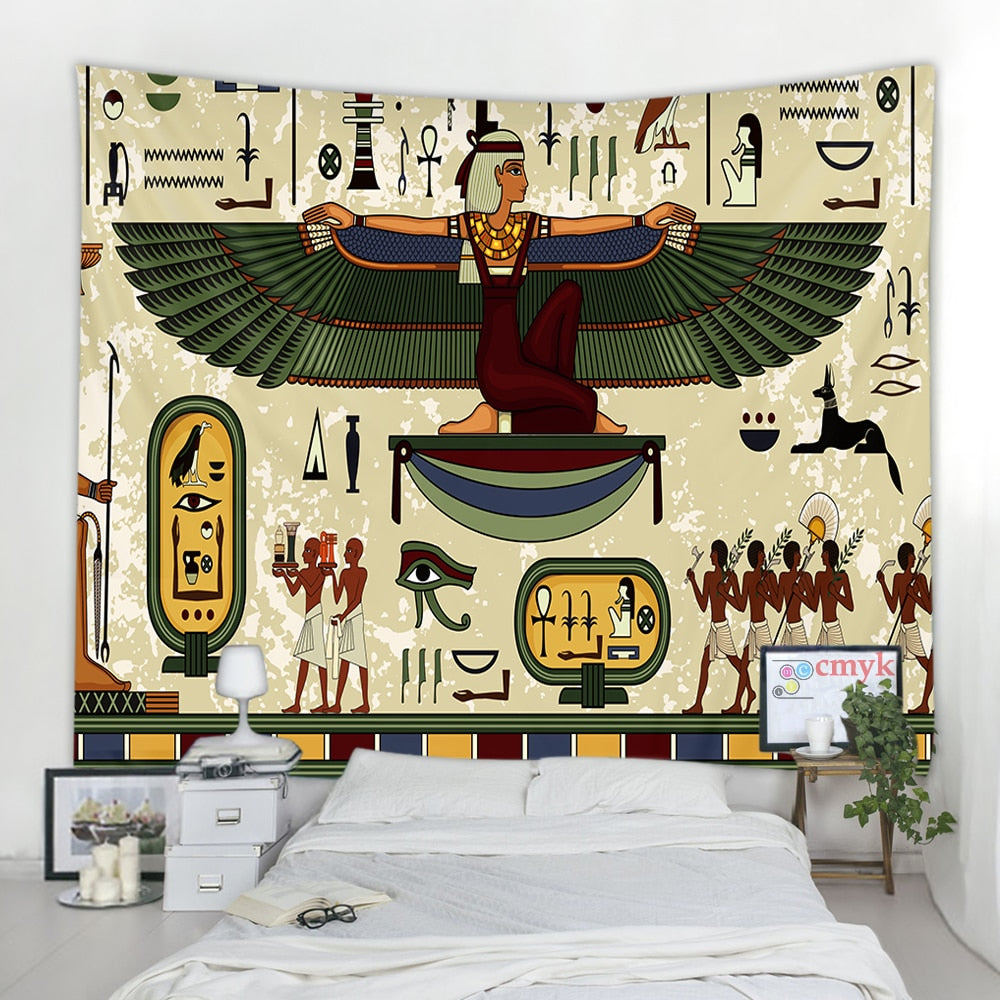 Ancient Egyptian Egypt Tapestry Wall Hanging Home Dorm Decor Bedspread Throw Art Home Decor - KiwisLove