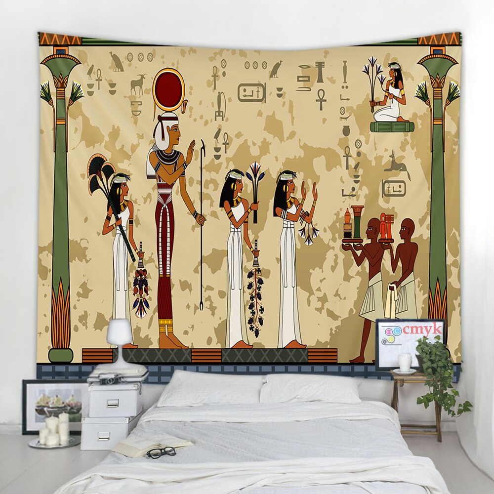 Ancient Egyptian Egypt Tapestry Wall Hanging Home Dorm Decor Bedspread Throw Art Home Decor - KiwisLove