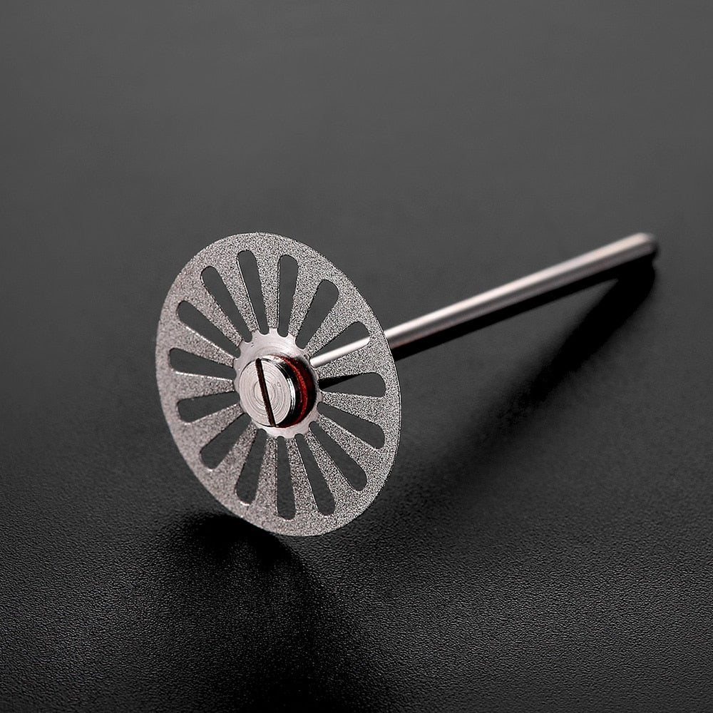 Azdent Dental Lab Polishing Shank Mandrel Burs Emery Disc Cutting Double Side - KiwisLove