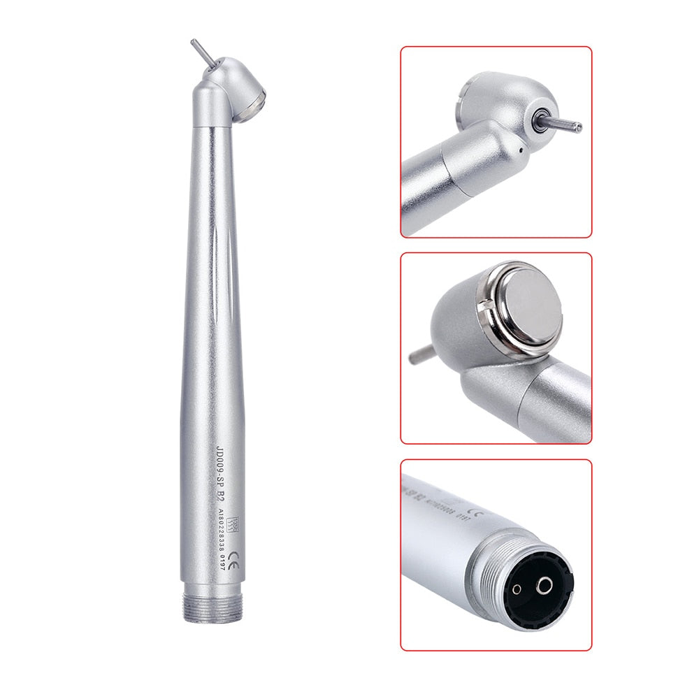 Dental 45 Degree Standard Push Button High Speed  45° Surgical Handpiece Single Way Spray 2 / 4Hole For Block Tooth/Wisdom - KiwisLove