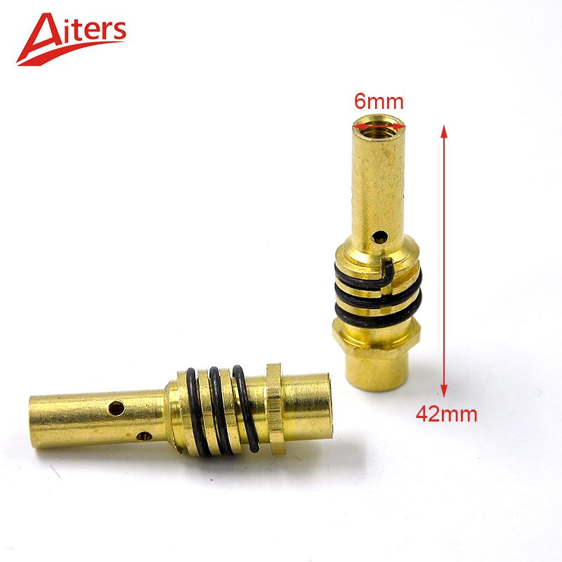 14PCS Kit MIG 15AK Welding torch Consumables 0.6mm 0.8mm 1.0mm 1.2mm Gas Nozzle Tip Holder of 15AK Welding Machine - KiwisLove