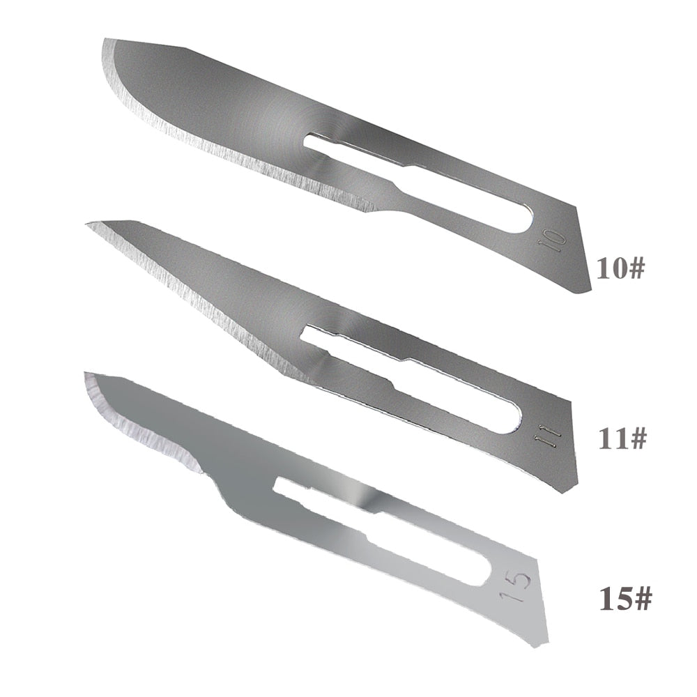 100pcs/Box Scalpel Blades For Dental Medical Stainless Steel Surgical Blade Heathy Beauty Tool - KiwisLove