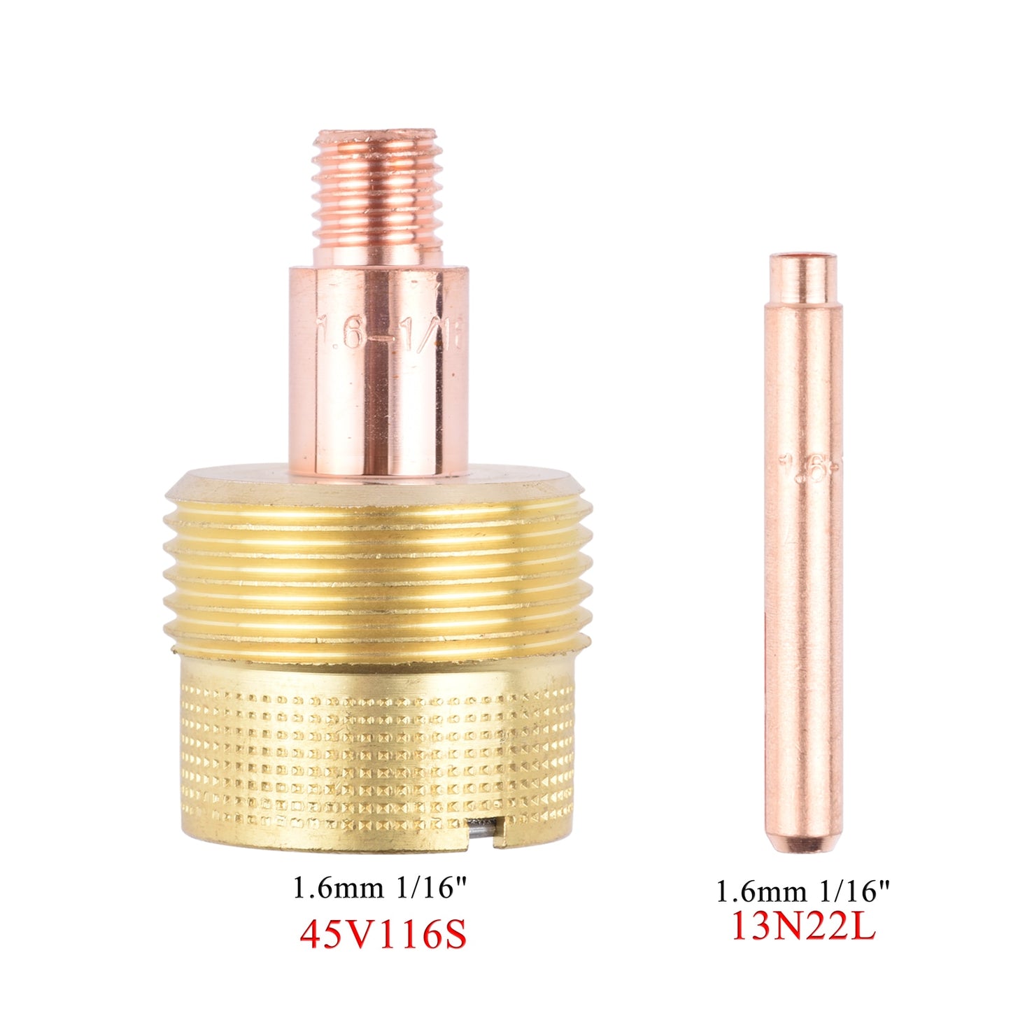 TIG Extra Large Collet Collet Body Gas Lens 13N21L 13N22L 13N23L 13N24L 45V0204S 45V116S 45V64S 995795S  For TIG WP9 20 - KiwisLove