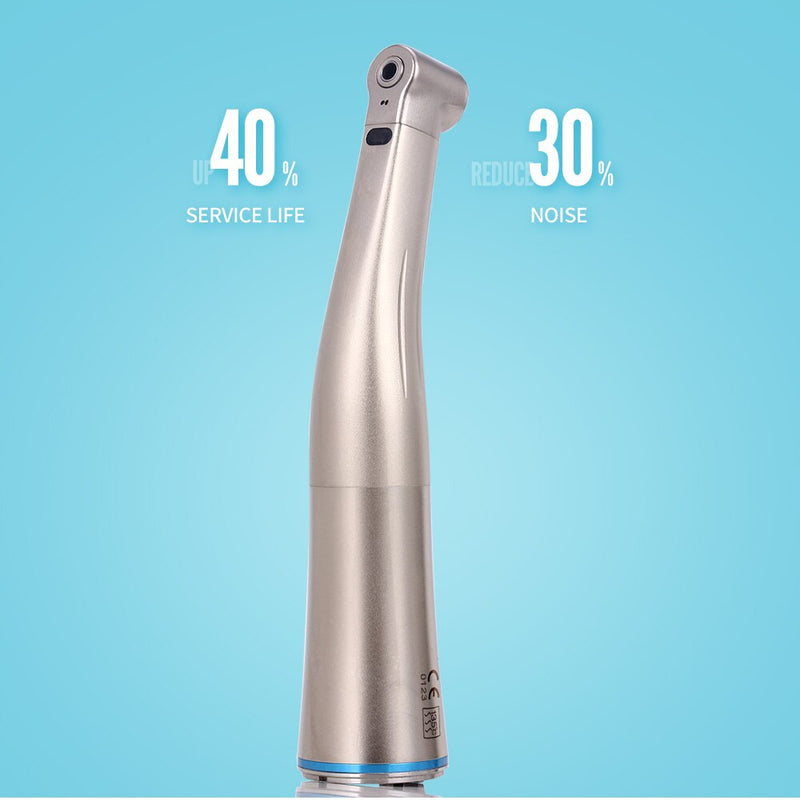 Azdent Dental 1:1 LED Fiber Optic Handpiece Internal Spray Contra Angle Low Speed φ2.35mm - KiwisLove