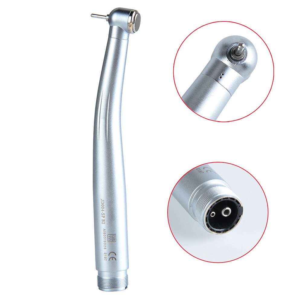 Dental High Speed Handpiece Standard Push Button Single Water Spray 2/4 Hole Rotation  370,000-420,000 Rpm - KiwisLove