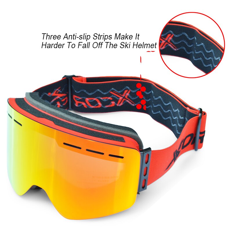 Ski Goggles Snowboard Snow Eyewear Anti-fog Big Ski Mask Glasses UV Protection - KiwisLove