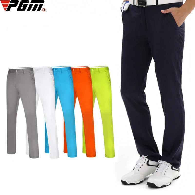 PGM Authentic Golf Pants Men Waterproof Trousers Soft Breathable Golf Clothing Summer Sizes Xxs-xxxl KUZ005 - KiwisLove