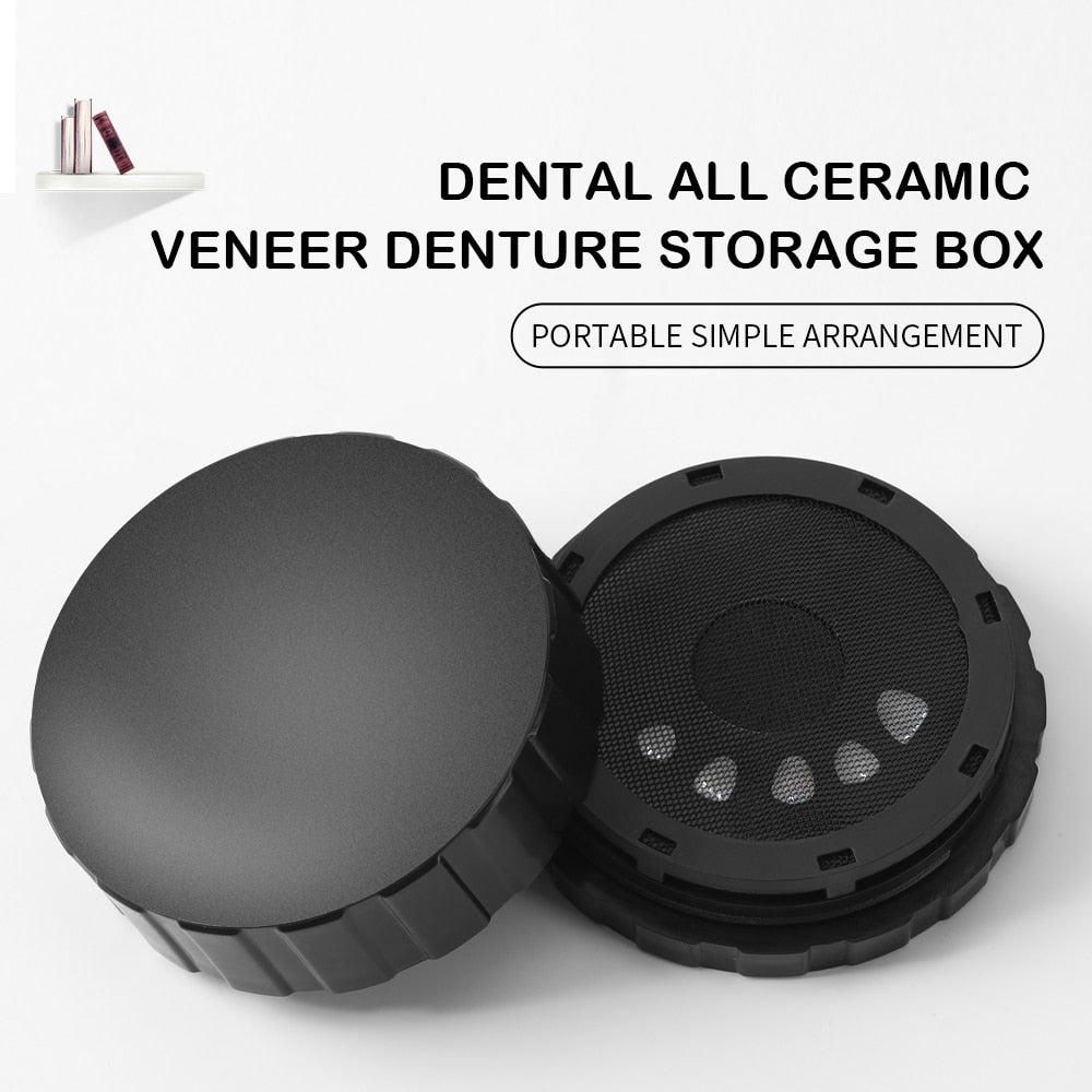 Azdent Dental Veneer Pretreatment Patch Tooth Box All Ceramic Denture Storage Portable Arrangement Cleaning - KiwisLove