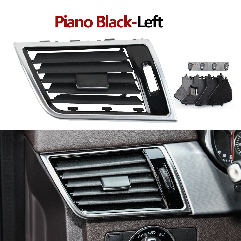 Front Left Right Air Conditioner Chromed AC Vent Grille Outlet Cover Replacement For Mercedes Benz W166 W292 ML GL GLE GLS Class - KiwisLove