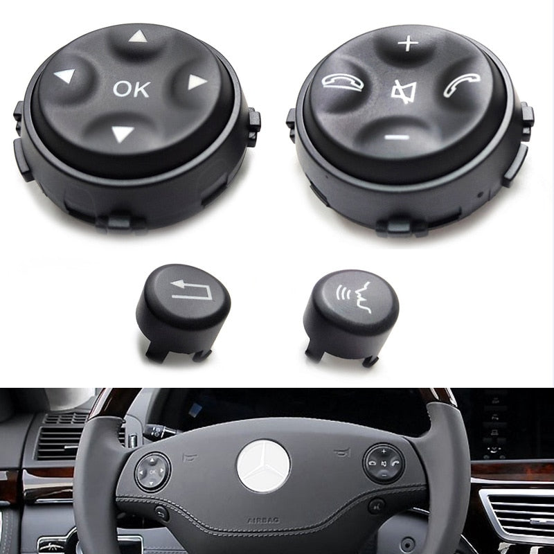 Car  Multi-function Steering Wheel Push Buttons Repair Kit For Mercedes Benz S CLASS W221 S280 S300 S350 S400 S600 2006-2009 - KiwisLove