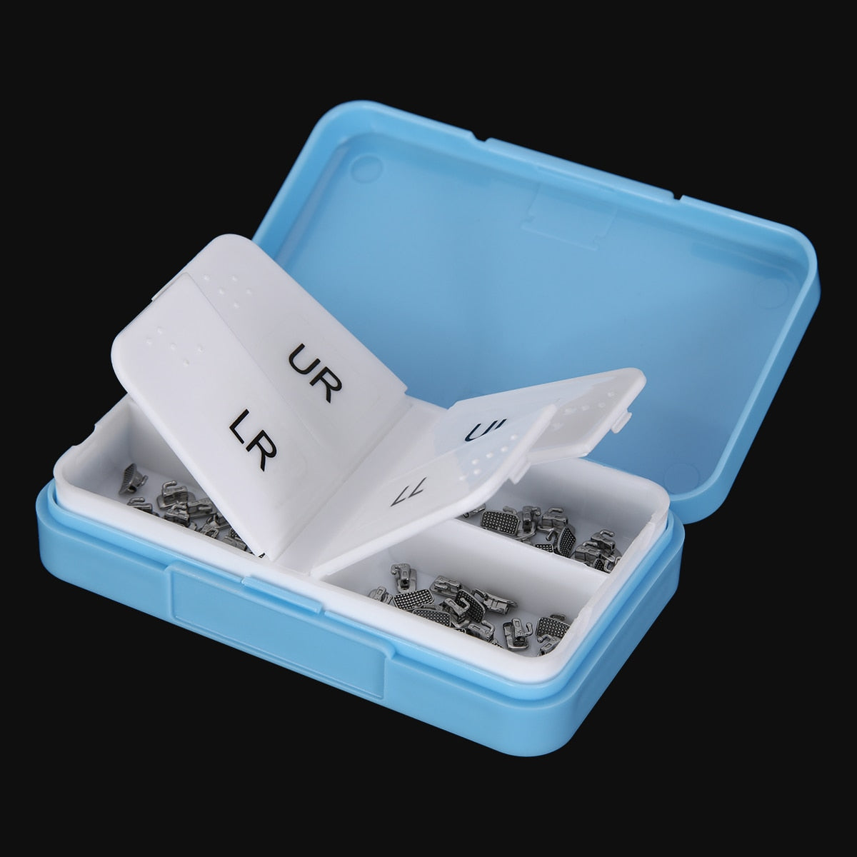 4Pcs/Set  20Sets=80Pcs AZDENT Dental Orthodontic Buccal Tubes 1st Molar Bondable Monoblock Non-Convertible Single Roth MBT 0.022 - KiwisLove