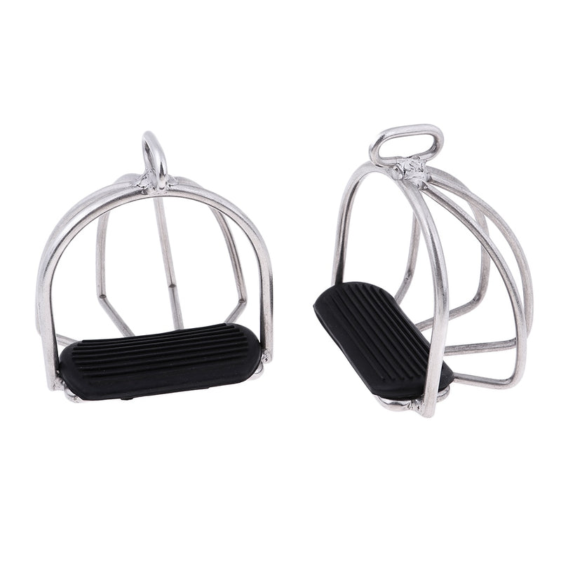 Safety stirrups Optimal leg position riding riding stainless steel - KiwisLove
