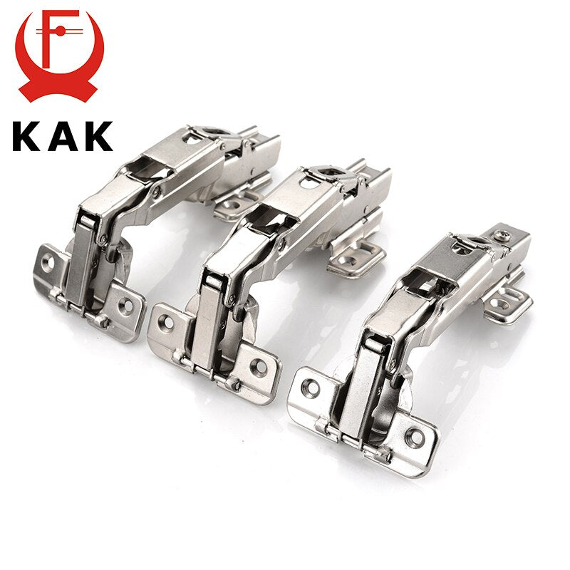 KAK 175 Degree Cabinet Hinge Cold Rolled Steel Fixed Hinge Rustless Iron Cabinet Cupboard Door Hinges For Furniture Hardware - KiwisLove