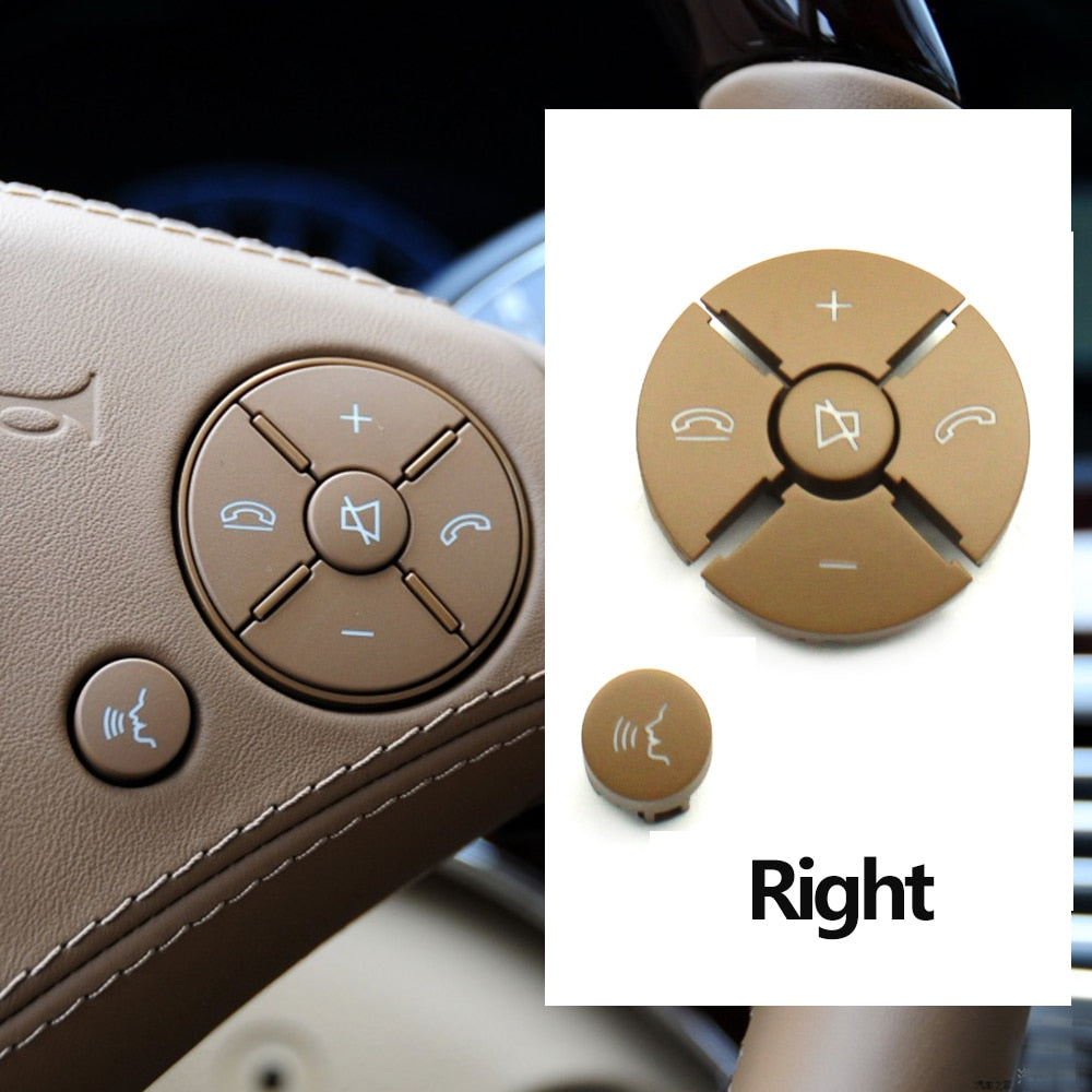 Left Right Multi-function Steering Wheel Button Keys Switch Cover Trim For Mercedes Benz S CL Class W221 W216 S300 320 S400 S450 - KiwisLove