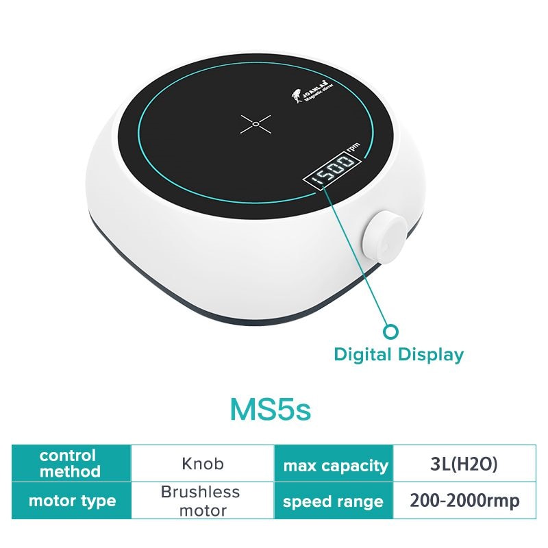 JOANLAB Official Store Digital Display Magnetic Stirrer Lab Equipment Magnetic Agitator Magnetic Mixer 110v - 220v With Stir Bar - KiwisLove