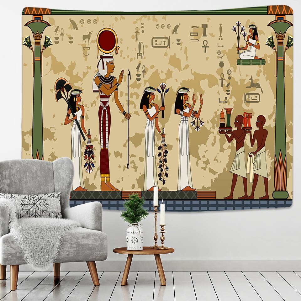 Ancient Egyptian Egypt Tapestry Wall Hanging Home Dorm Decor Bedspread Throw Art Home Decor - KiwisLove