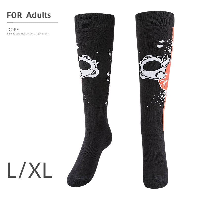COPOZZ Thick Ski Socks Cotton Sports Snowboard Cycling Skiing Soccer Socks Men Women Child Absorption High Elastic Thermosocks - KiwisLove