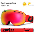 COPOZZ Brand Professional Ski Goggles Double Layers Lens Anti-fog UV400 Big Ski Glasses Skiing Snowboard Men Women Snow Goggles - KiwisLove