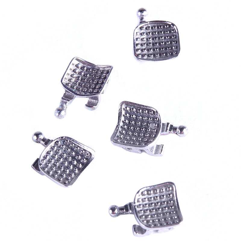AZDENT 5 Packs Dental Orthodontic Monoblock Metal Bracket Braces Mini Roth/MBT.018/022 345 Hooks 20pcs/Pack - KiwisLove