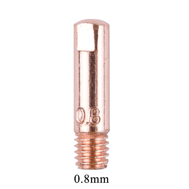 20/40Pcs MB 15AK Contact Tips Gas Nozzle Consumables M6*25mm 0.6 - 1.2mm Welding Torch Gun Co2 MIG/MAG Accessories - KiwisLove