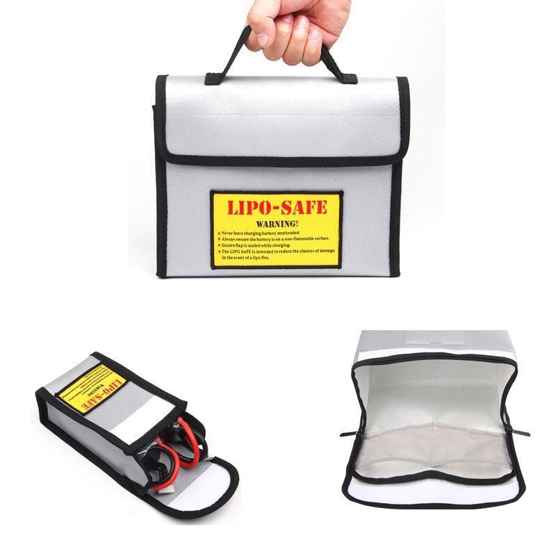 Fireproof Waterproof Lipo Battery Explosion Proof Safety Bag Fire Resistant for Lipo Battery FPV Racing Drone RC Model - KiwisLove