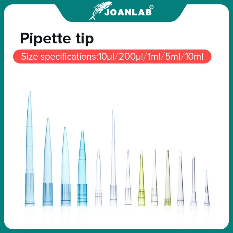 JOANLAB Official Store Laboratory Pipette Tips 10ul 200ul 1ml 5ml 10ml Micropipette Disposable Plastic Pipette Tip Lab Equipment - KiwisLove