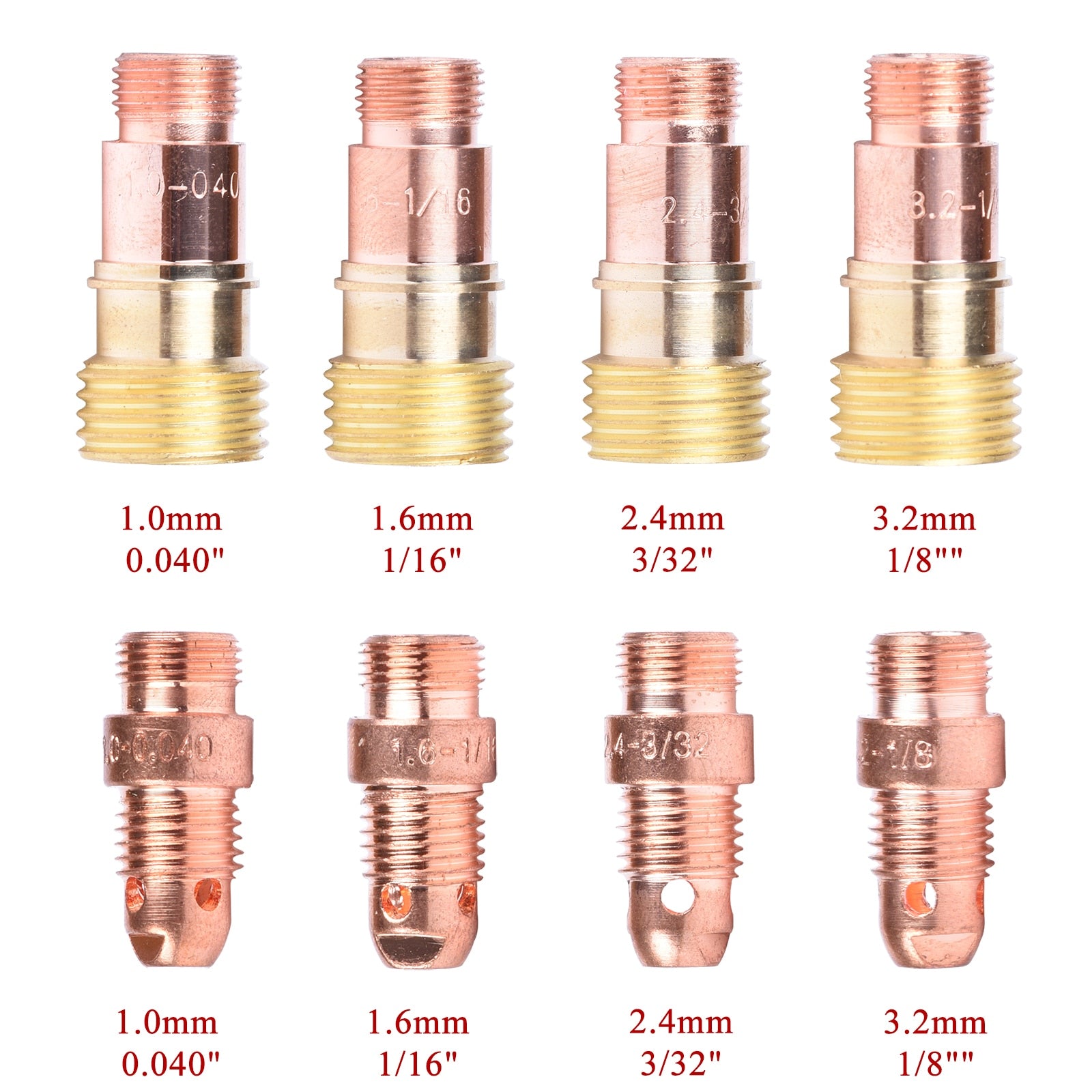 49Pcs TIG Welding Torch Stubby Gas Lens For WP17 WP18 WP26 TIG 10 High Temperature Glass Cup Kit Durable Practical Accessories - KiwisLove