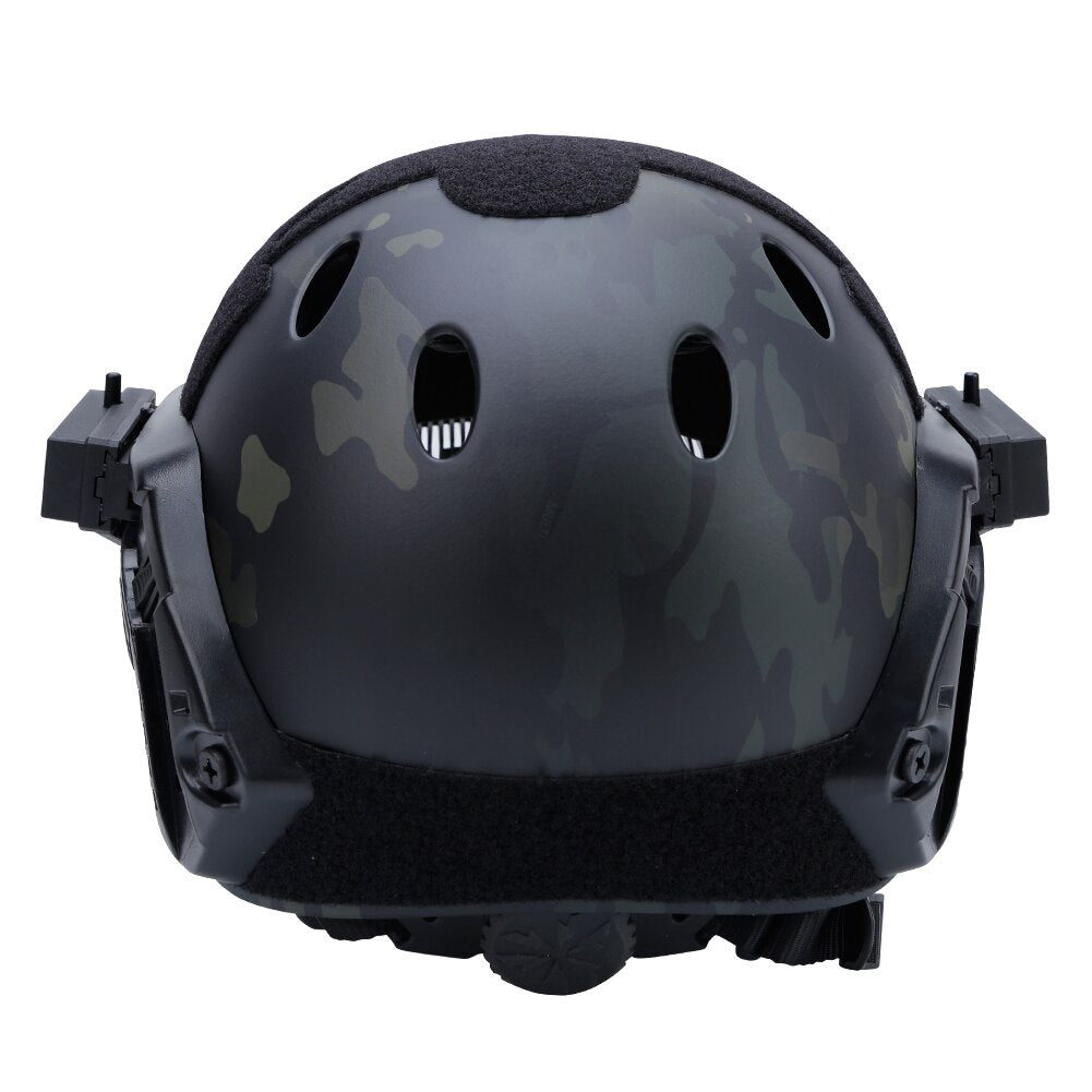 Military Tactical Helmet Hunting Full-Covered Protection Helmet Paintball for Outdoor War Game CS Combat Accessories - KiwisLove