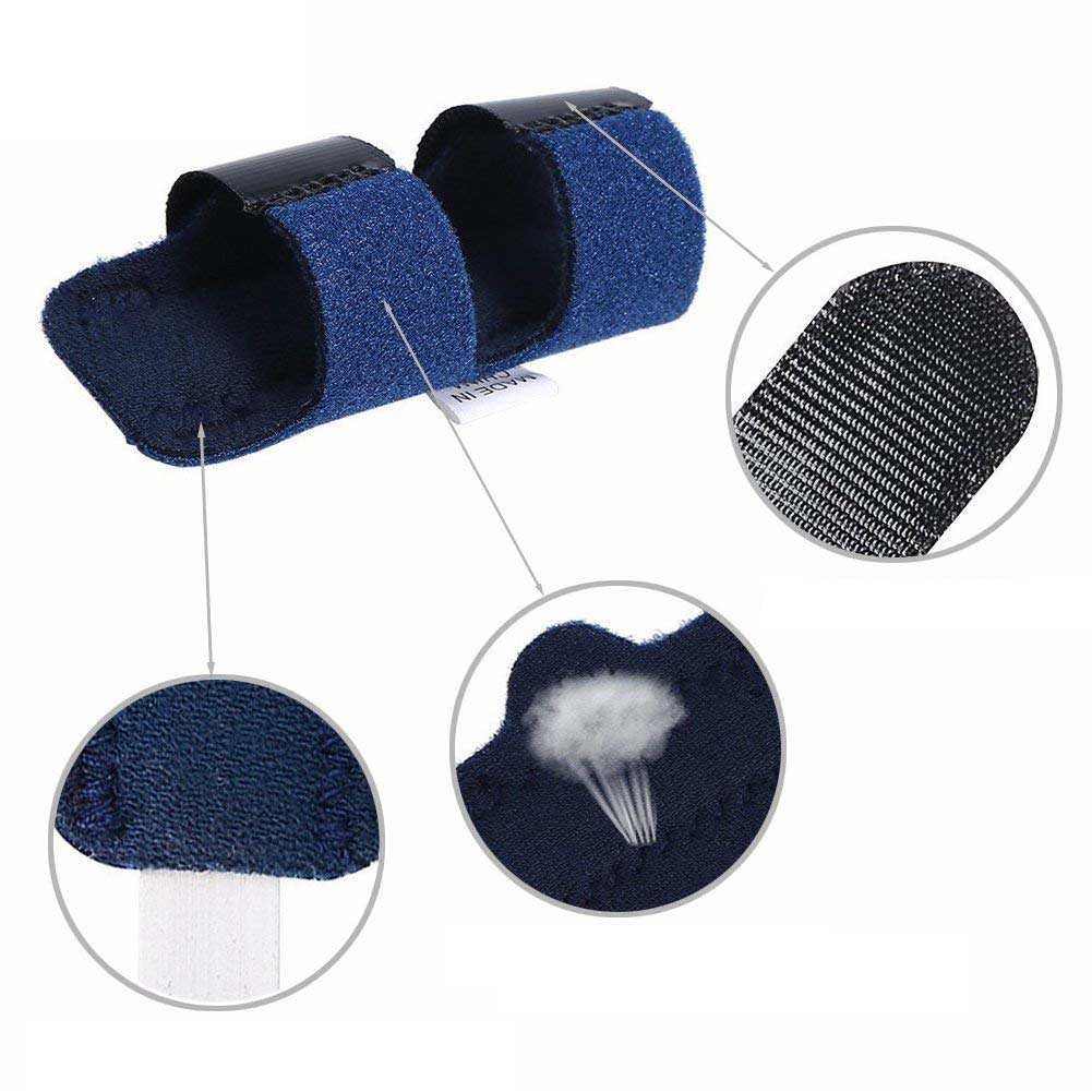 1Pcs Pain Relief Aluminium Finger Splint Fracture Protection Brace Corrector Support With Adjustable Tape Bandage Finger Support - KiwisLove