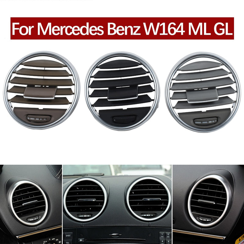 Car Front Dash Air Conditioning Ac Vent Grille Panel Cover Replacement For Mercedes Benz W164 M ML GL 300 350 450 500 2005-2011 - KiwisLove