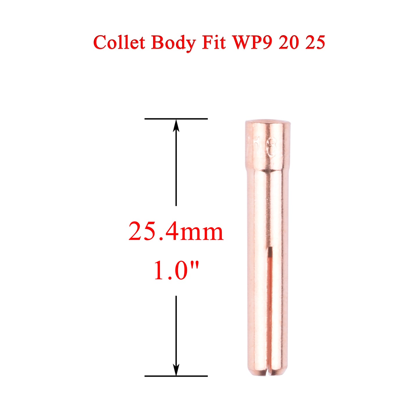 10 to 20Pcs 1.0/1.6/2.4/3.2mm TIG Collet And Collet Body 13N21 13N22 13N23 13N24 13N26 13N27 13N28 13N29 For TIG WP9 20 25 Torch - KiwisLove