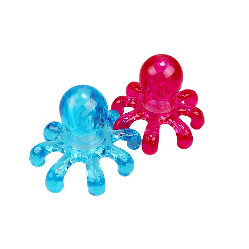 Colorful random Portable Crystal Massage Handheld Octopus Massager For Relieving Neck Abdomen Back Muscle Pain Relief Body Care - KiwisLove