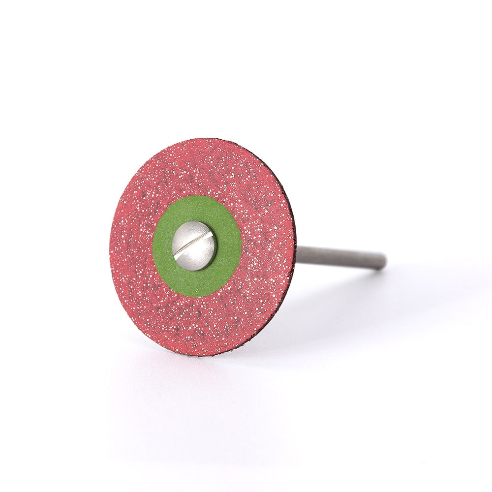 1 PC Azdent Dental (HP) 26mm Rubber Diamond Polisher Wheel Disc for Zirconia Porcelain Restorations - KiwisLove