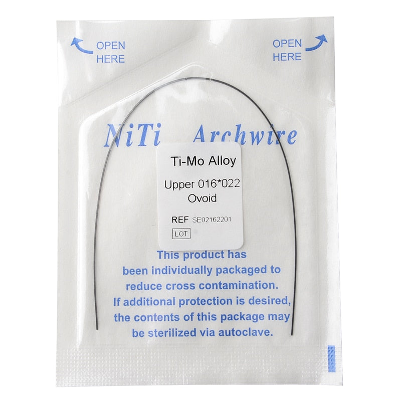 1PC /Pack Azdent TMA Beta Titanium Molybdenum Alloy Archs Wire Rectangular Ovoid Form Orthodontic Ti-Mo Archwire - KiwisLove