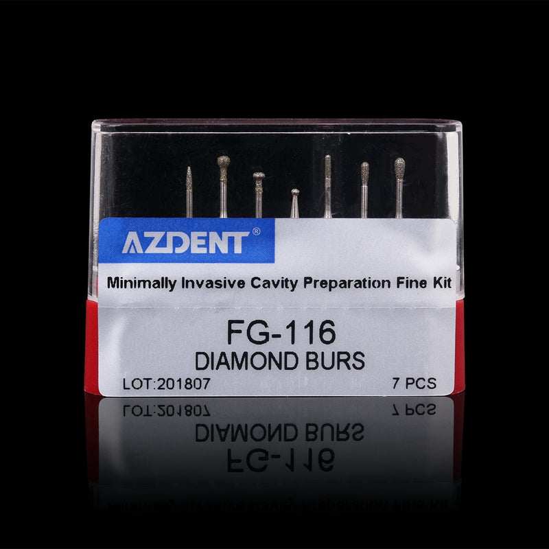 AZDENT Dia.1.6mm Dental Diamond Burs Drills High Speed Handpiece Polishing Tools - KiwisLove