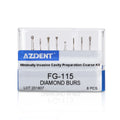 AZDENT Dia.1.6mm Dental Diamond Burs Drills High Speed Handpiece Polishing Tools - KiwisLove