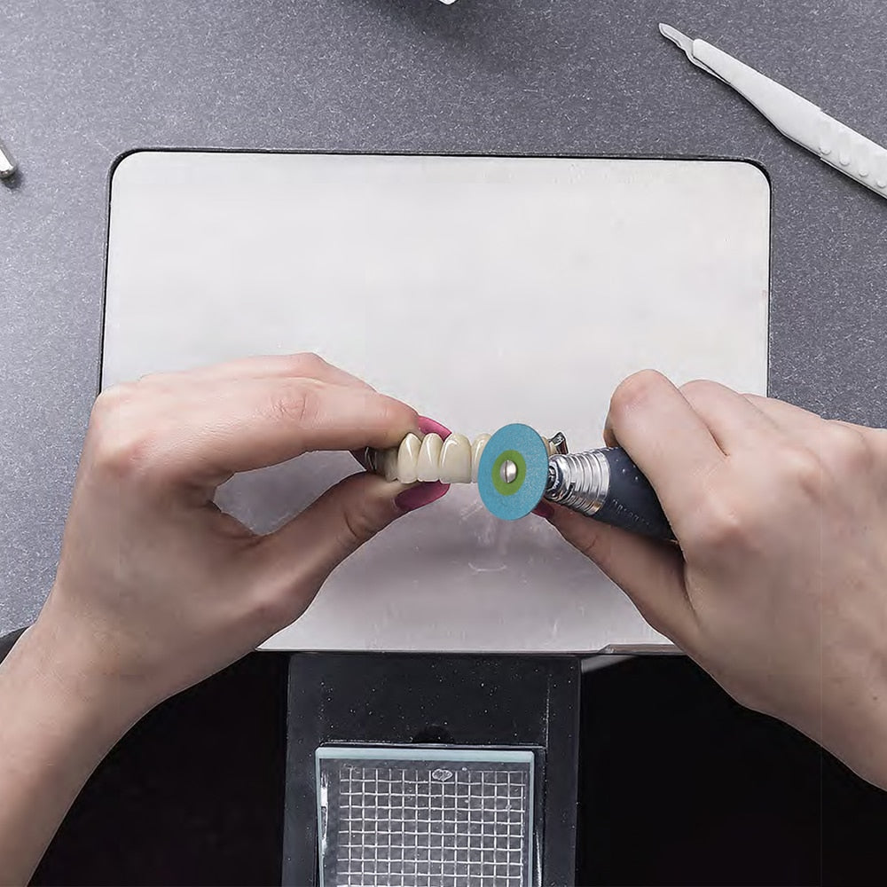 1 PC Azdent Dental (HP) 26mm Rubber Diamond Polisher Wheel Disc for Zirconia Porcelain Restorations - KiwisLove