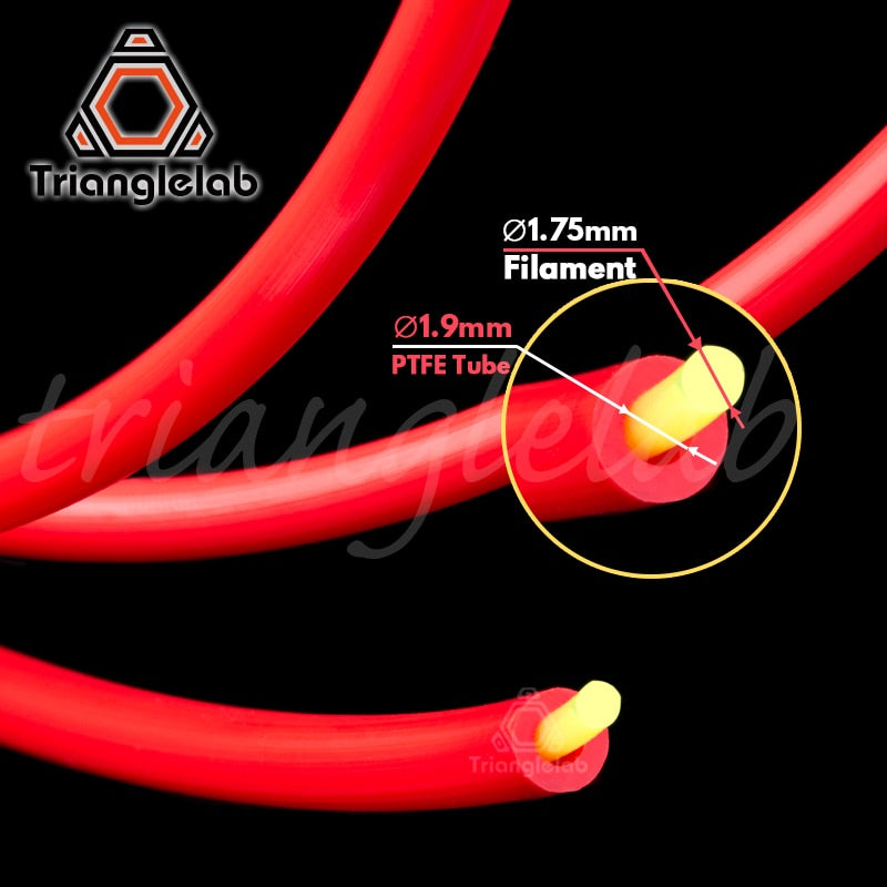 Trianglelab free shipping PTFE Tube Teflonto 3D printer hotend Bowden Extruder 1.75mm ID1.9mmOD4mm Capricornus tube - KiwisLove