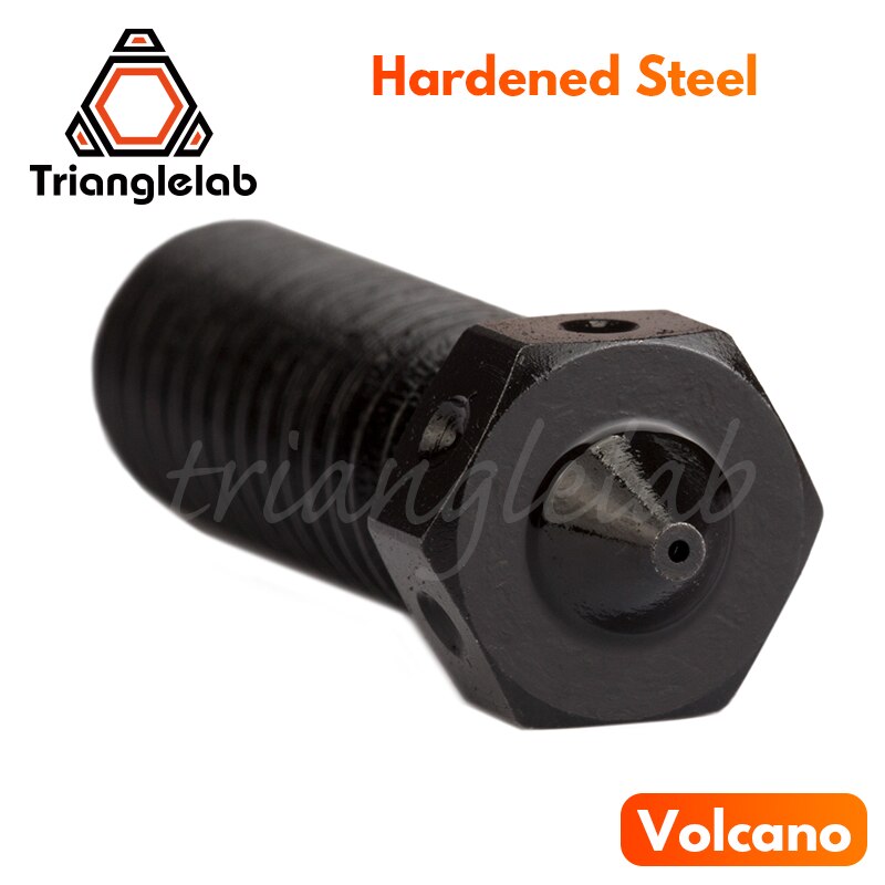 1PCS Hardened Steel Volcano Nozzles For High Temperature 3D Printing PEI PEEK OR Carbon Fiber Filament For  Volcano Hotend - KiwisLove