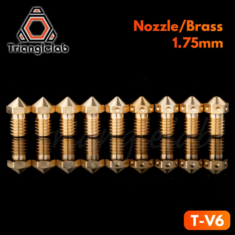 trianglelab T-V6 nozzle Top quality V6 Nozzle for 3D printers hotend M6 Thread for  Nozzles hotend tatan extruder - KiwisLove