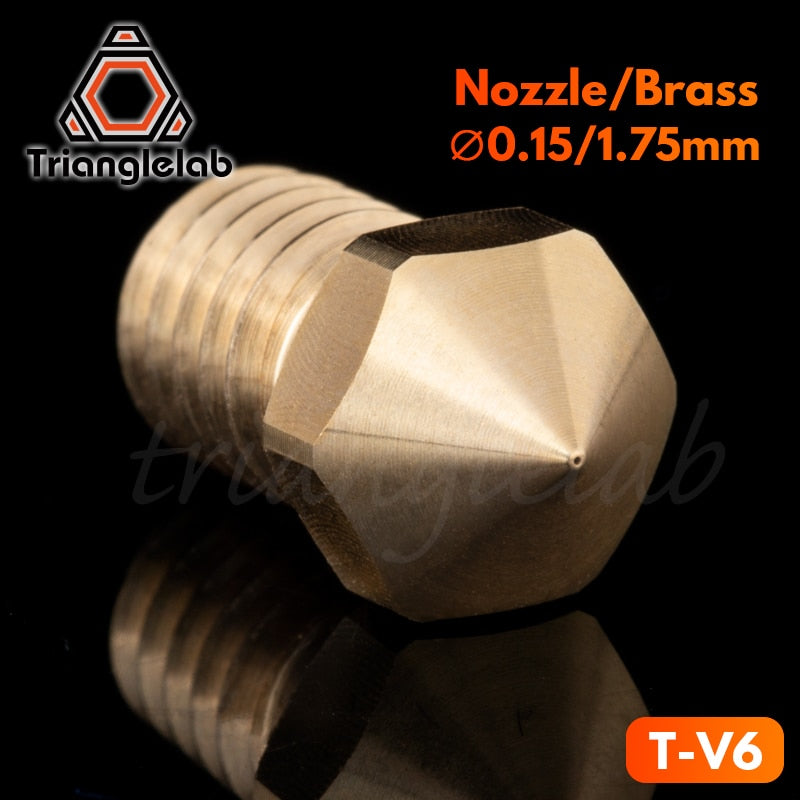 trianglelab T-V6 nozzle Top quality V6 Nozzle for 3D printers hotend M6 Thread for  Nozzles hotend tatan extruder - KiwisLove