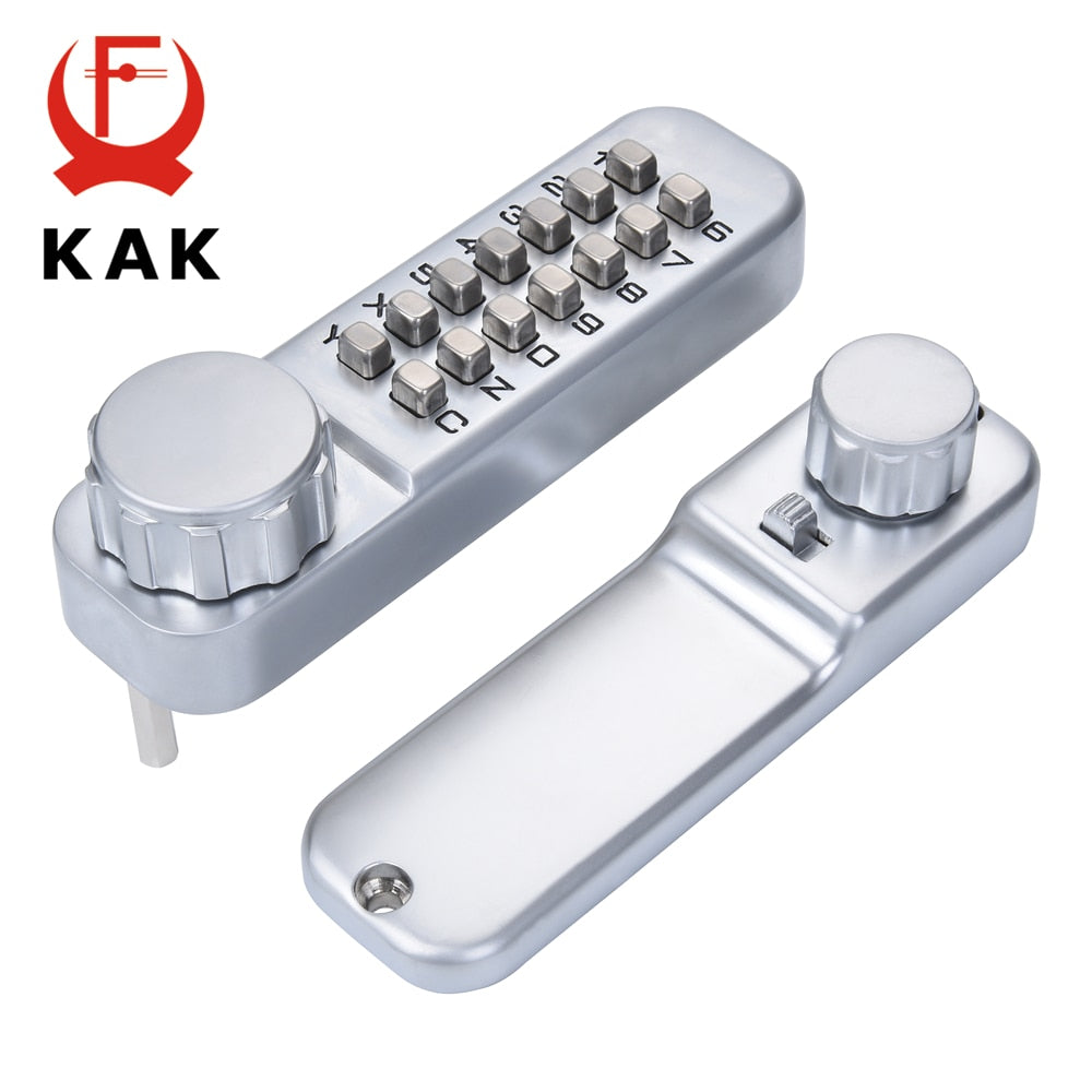 KAK Zinc Alloy Keyless Combination Mechanical Digital Door Lock No Power Push Button Code Locks For Home Furniture Hardware - KiwisLove
