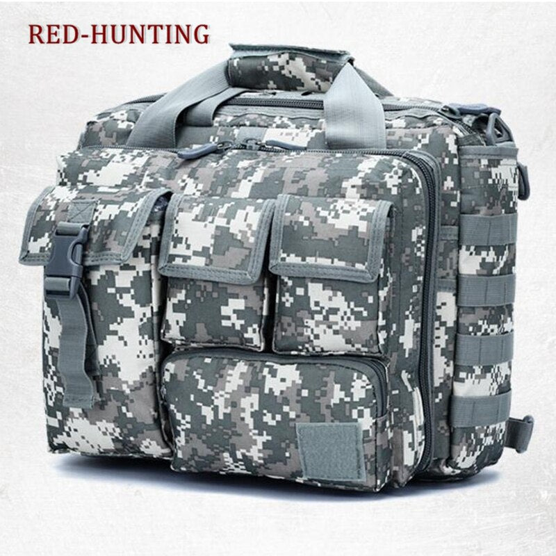 Tactical Travel Messenger Bag Shoulder Outdoor Sport Bag Molle Rucksack Laptop Computer Camera Case for Camping Hunting - KiwisLove
