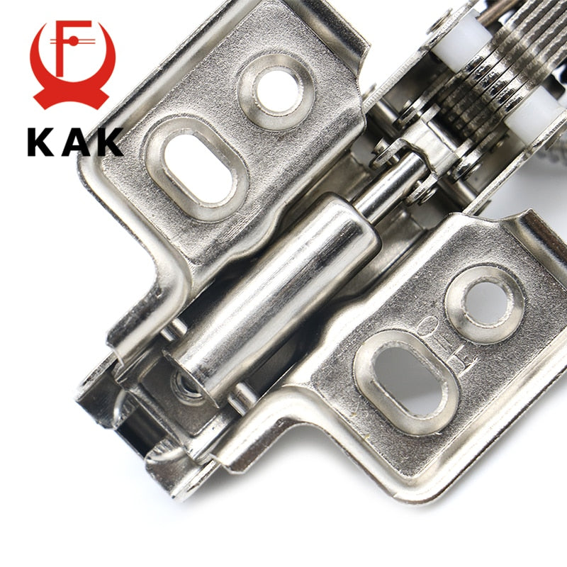 KAK Hinge Rustless Iron Hydraulic Hinge Iron Core Damper Buffer Cabinet Cupboard Door Hinges Soft Close Furniture Hardware - KiwisLove