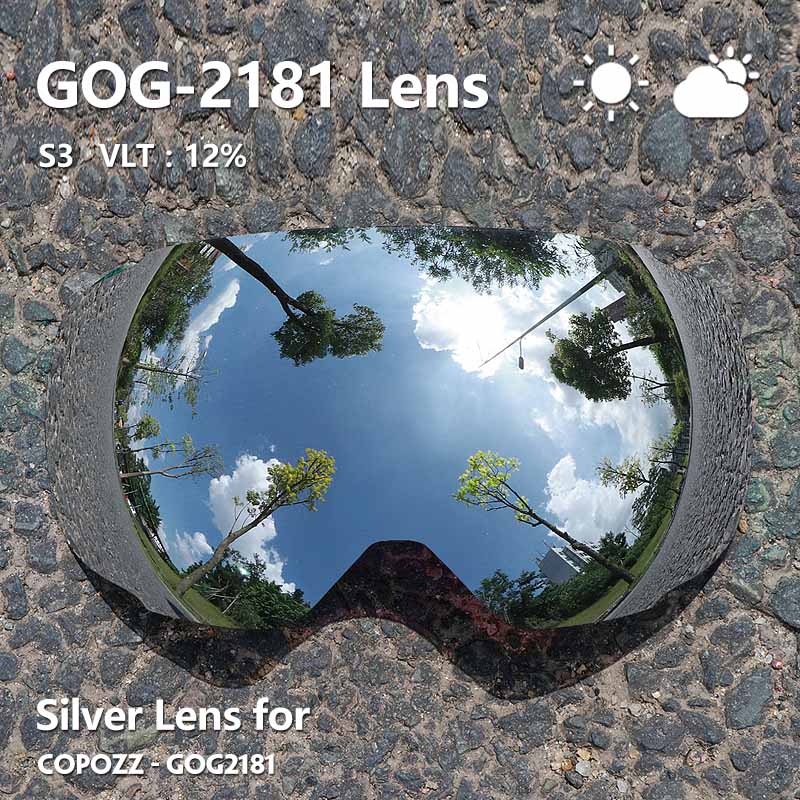 COPOZZ Magnetic Lenses for ski goggles GOG-2181 Lens Anti-fog UV400 Spherical Snow Ski glasses Snowboard goggles(Lens only) - KiwisLove