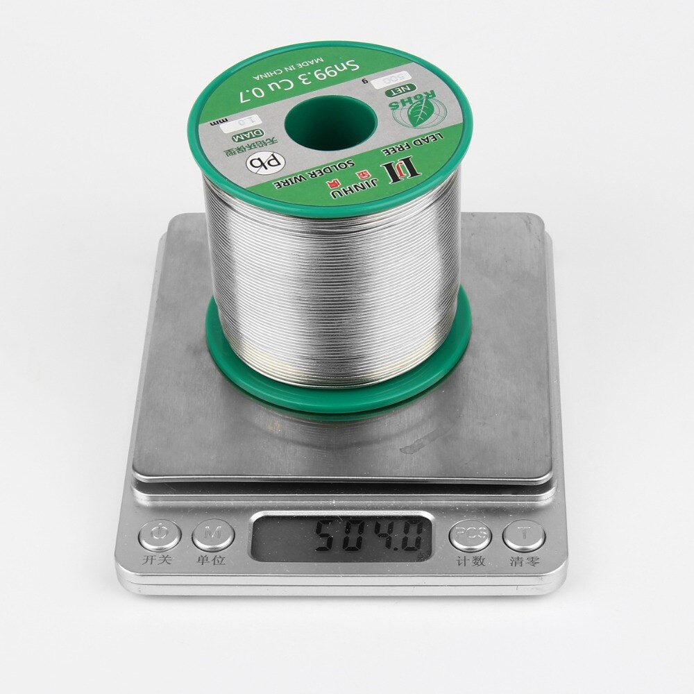 500g 1.1LB Solder Wire Sn99.3 Cu0.7 Rosin Core for Electrical Solder RoHs - KiwisLove