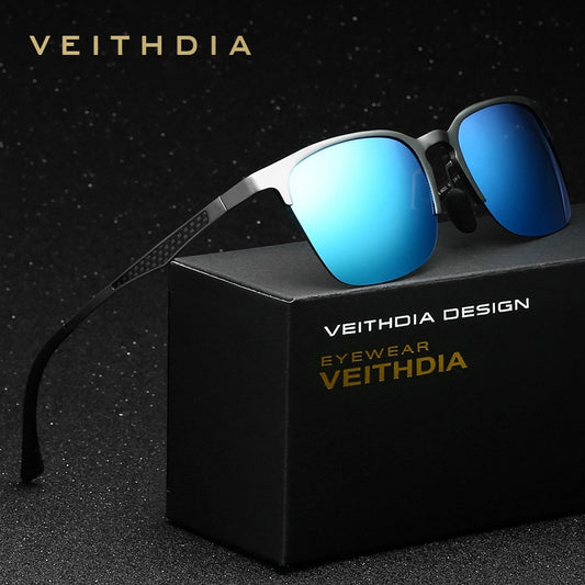 VEITHDIA Sunglasses Aluminum Magnesium Polarized UV400 Lens Vintage Sun Glasses Eyewear Accessories Sun Glasses Men/Women 6631 - KiwisLove