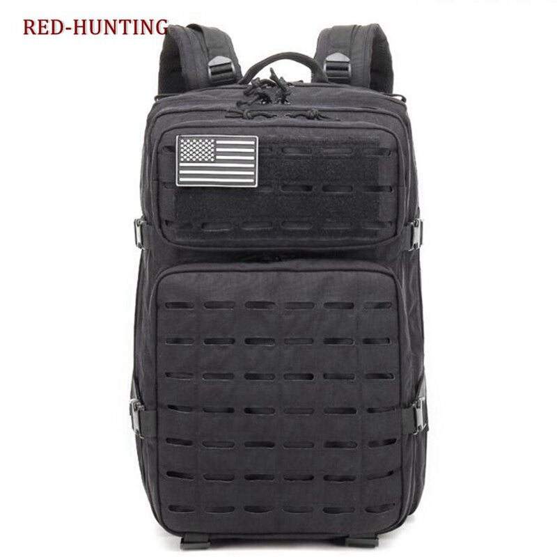 Military Tactical Backpack 40L Outdoor Rucksack Waterproof 900D Oxford Fabric Assault Pack for Outdoor Hiking Camping Trekking - KiwisLove